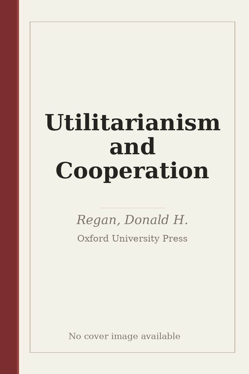 Utilitarianism and Cooperation - no cover image available