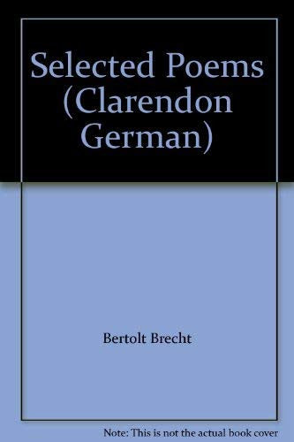 Selected Poems (Clarendon German S.)