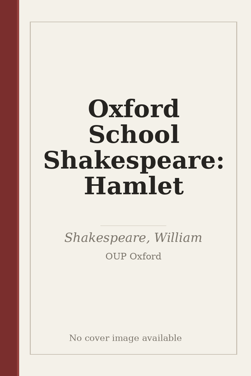 Oxford School Shakespeare: Hamlet - no cover image available