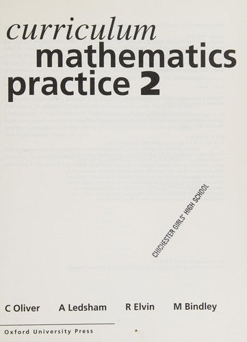 Curriculum Mathematics Practice: Book 2