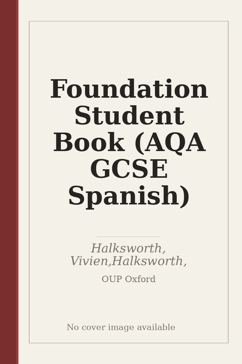 Foundation Student Book (AQA GCSE Spanish) - no cover image available