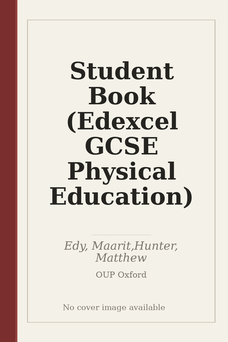 Student Book (Edexcel GCSE Physical Education) - no cover image available