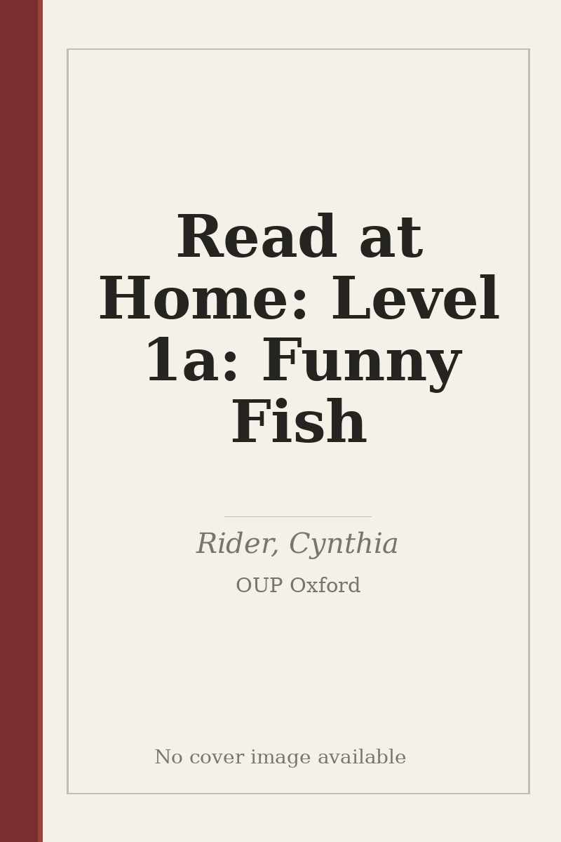 Read at Home: Level 1a: Funny Fish - no cover image available