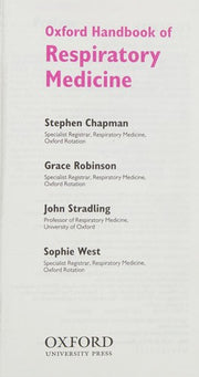Oxford Handbook of Respiratory Medicine (Oxford Handbooks Series)