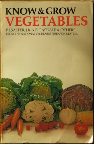 Know and Grow Vegetables: Bk. 1