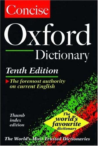 The Concise Oxford English Dictionary