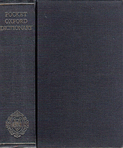 Pocket Oxford Dictionary of Current English