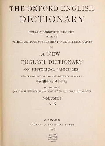 Oxford English Dictionary: Suppt