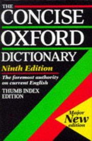 The Concise Oxford Dictionary