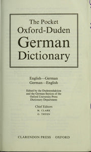 The Pocket Oxford-Duden German Dictionary