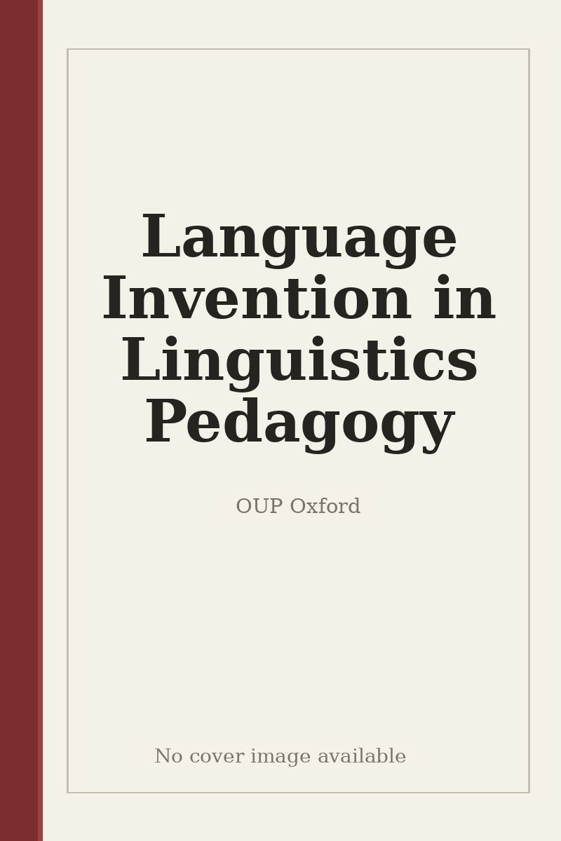 Language Invention in Linguistics Pedagogy - no cover image available