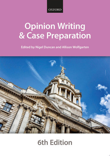 Opinion Writing and Case Preparation (Bar Manuals)