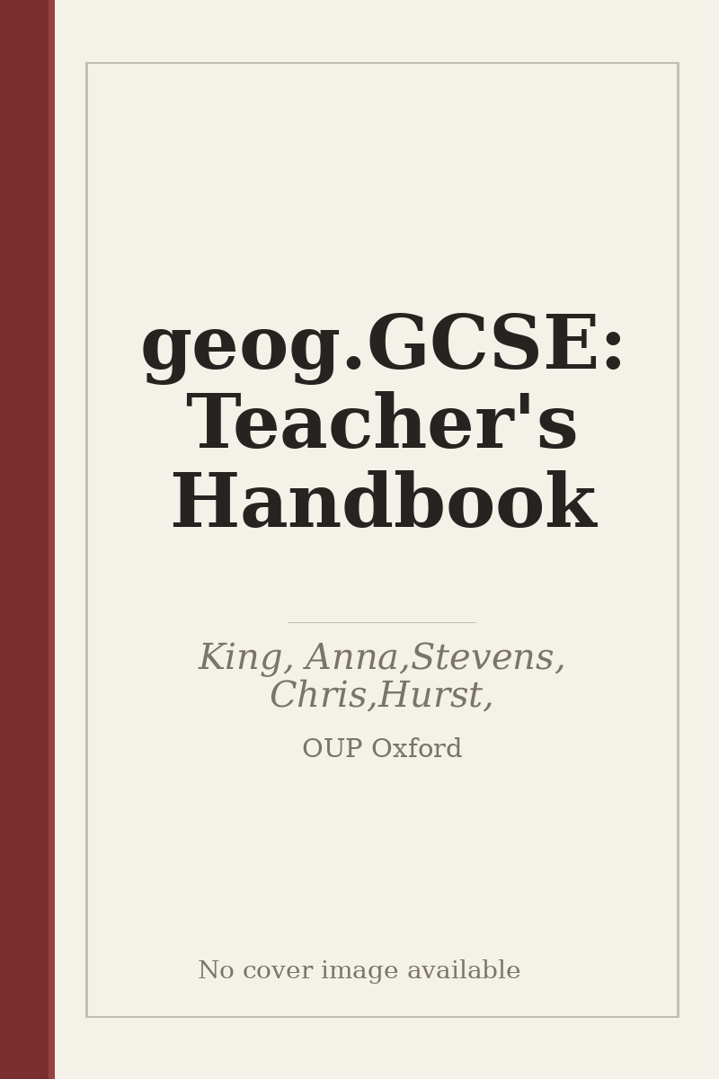 geog.GCSE: Teacher's Handbook - no cover image available