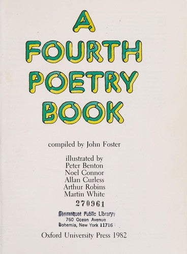 A Fourth Poetry Book (A Poetry book)
