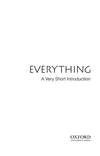 Everything : A Very Short Introduction