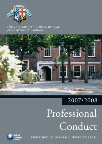 Professional Conduct 2007-2008: 2007 Edition |a 2007 ed. (Bar Manuals)