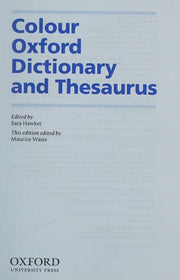 Colour Oxford Dictionary and Thesaurus