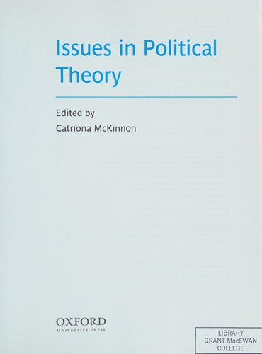 Issues in Political Theory