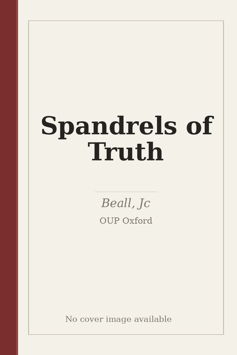 Spandrels of Truth - no cover image available