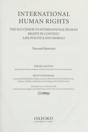 International Human Rights: The Successor to International Human Rights in Context : Law, Politics and Morals