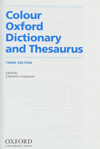 Oxford Colour Dictionary & Thesaurus