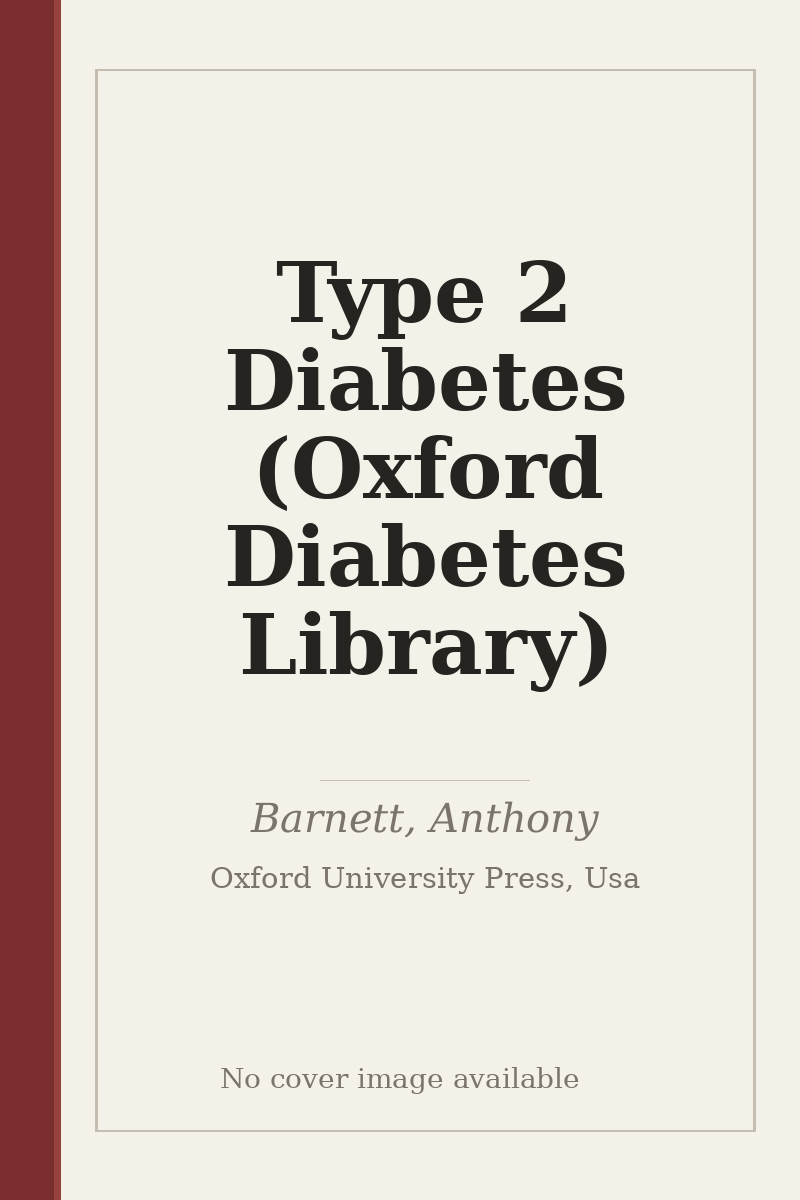 Type 2 Diabetes (Oxford Diabetes Library) - no cover image available
