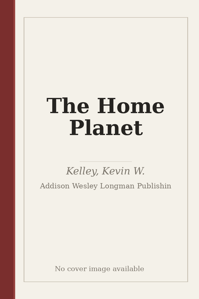 The Home Planet - no cover image available
