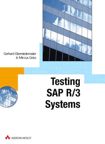 Testing SAP R/3 Systems (SAP Press)