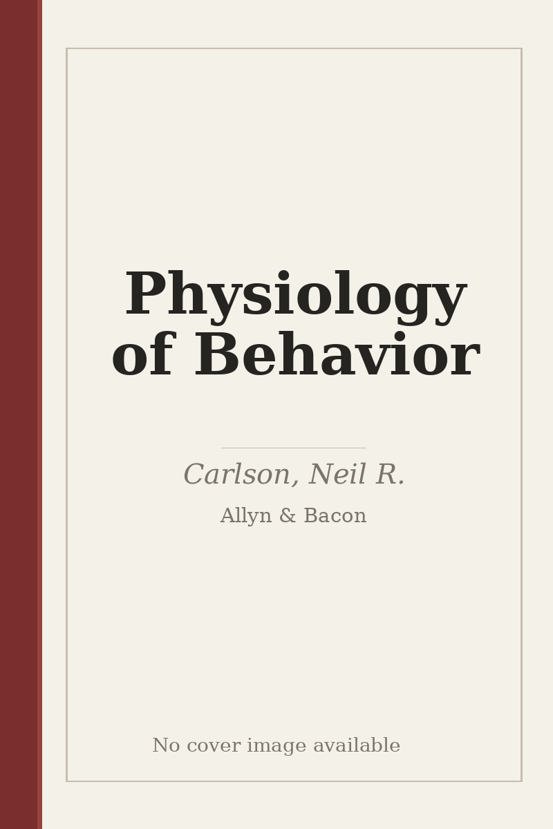 Physiology of Behavior - no cover image available