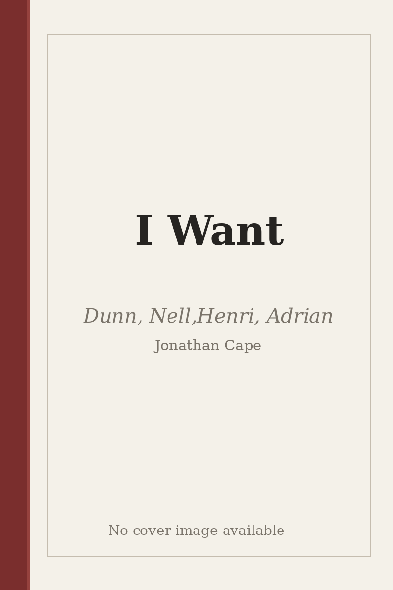 I Want - no cover image available