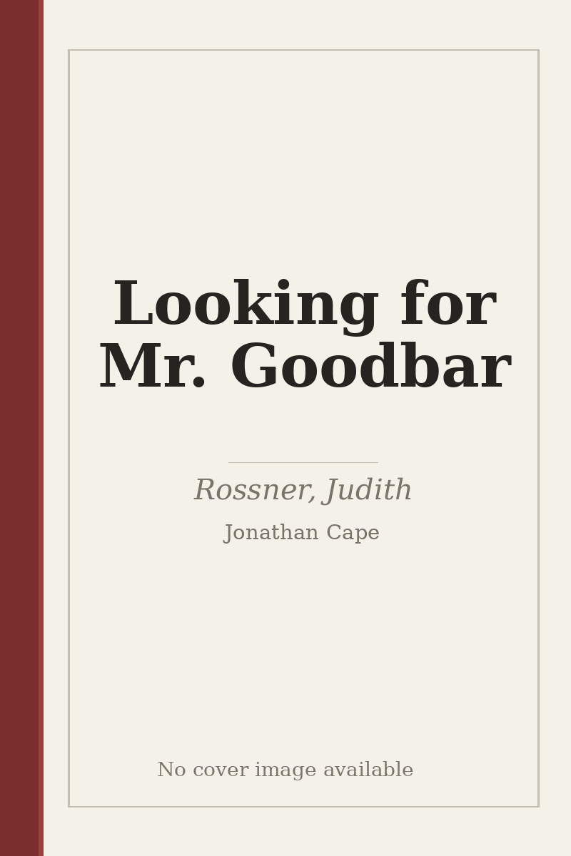 Looking for Mr. Goodbar - no cover image available