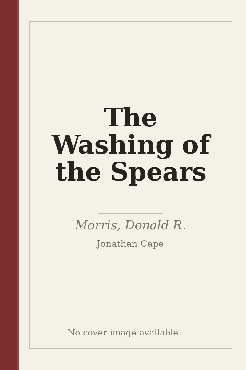 The Washing of the Spears - no cover image available