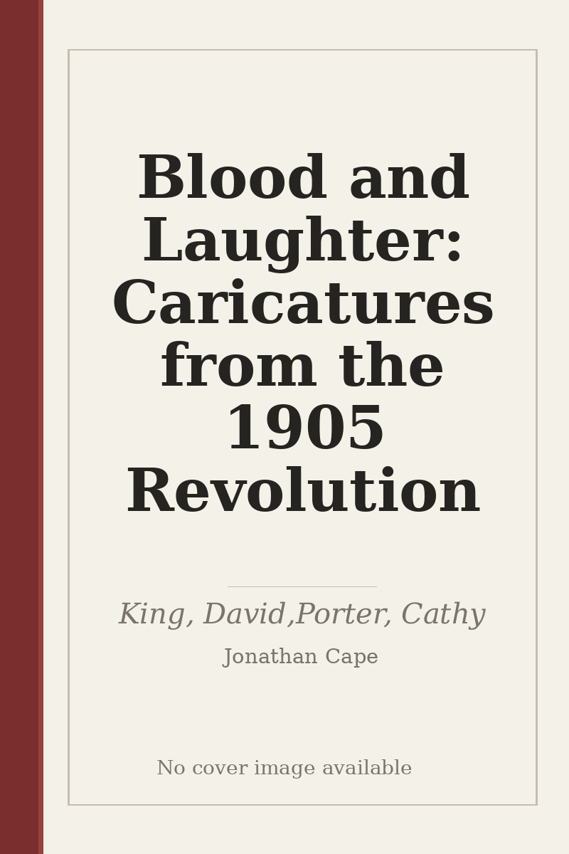 Blood and Laughter: Caricatures from the 1905 Revolution - no cover image available