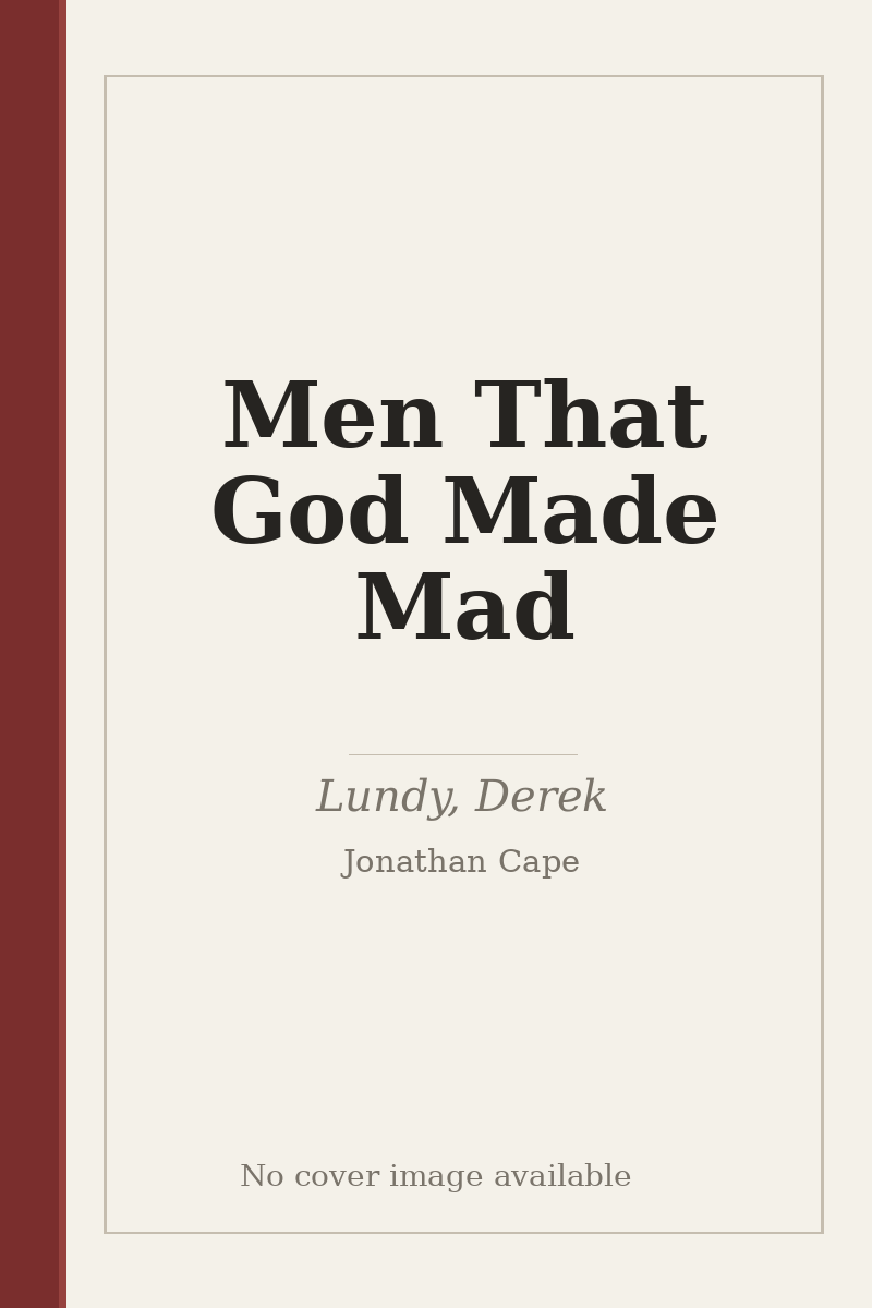 Men That God Made Mad - no cover image available