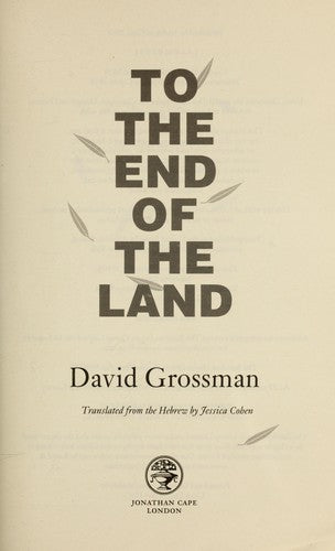 To The End of the Land