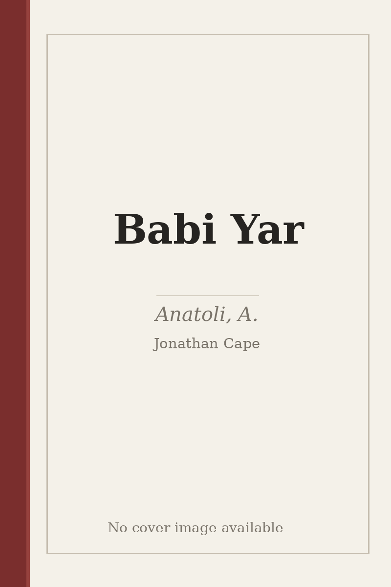 Babi Yar - no cover image available