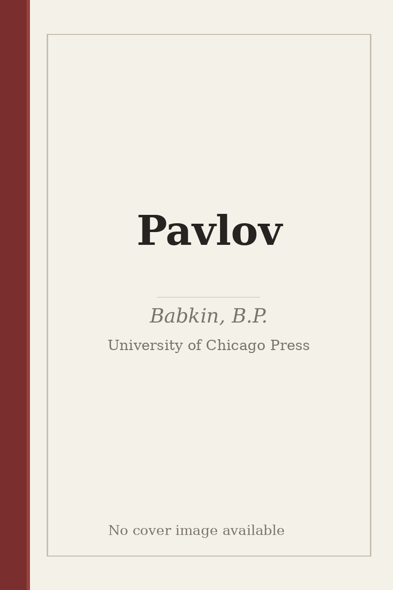 Pavlov - no cover image available