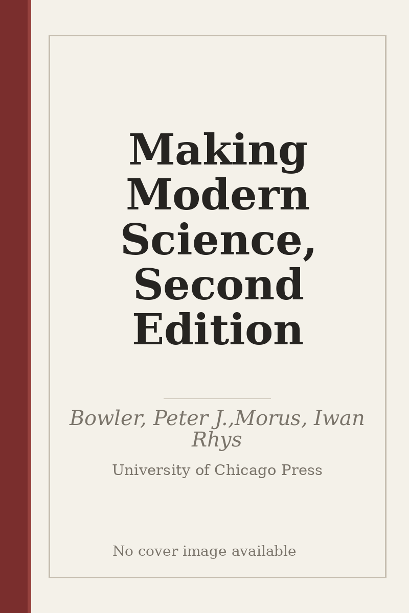 Making Modern Science, Second Edition - no cover image available