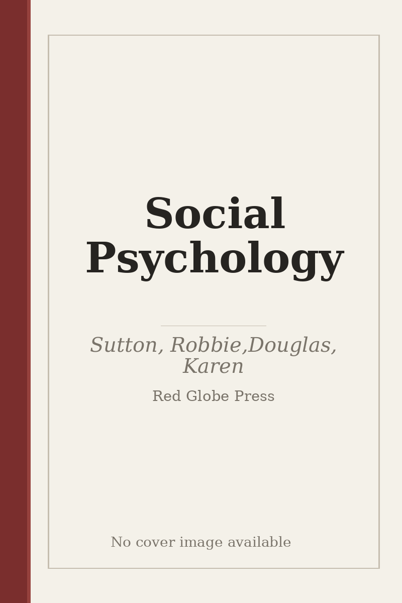 Social Psychology - no cover image available