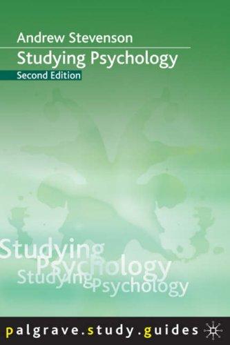 Studying Psychology (Macmillan Study Skills)