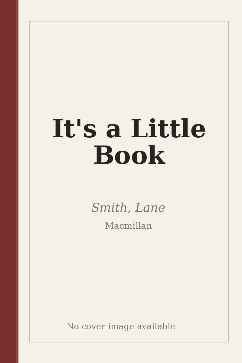 It's a Little Book - no cover image available