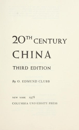 20th Century China 3e (Paper)