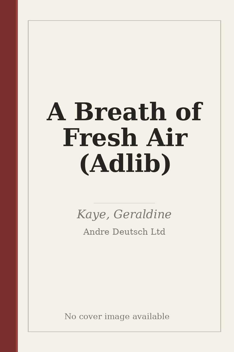 A Breath of Fresh Air (Adlib) - no cover image available