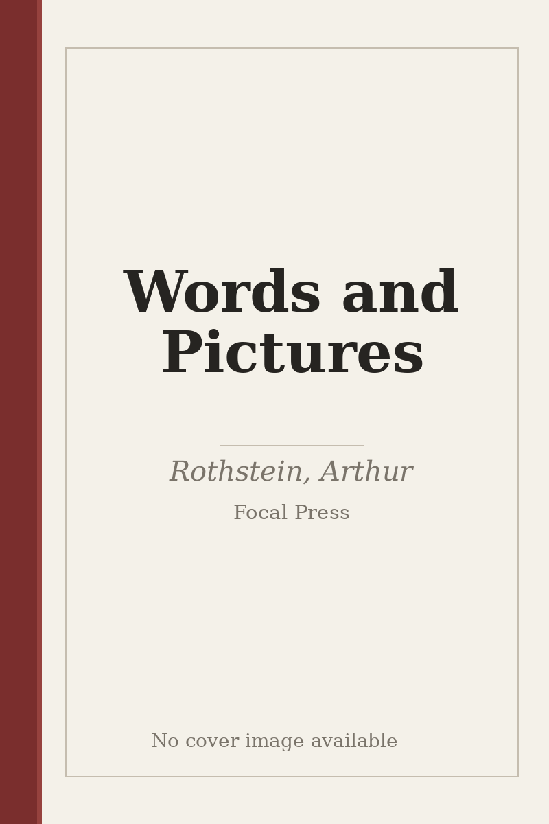 Words and Pictures - no cover image available
