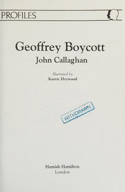 Geoffrey Boycott (Profiles S.)