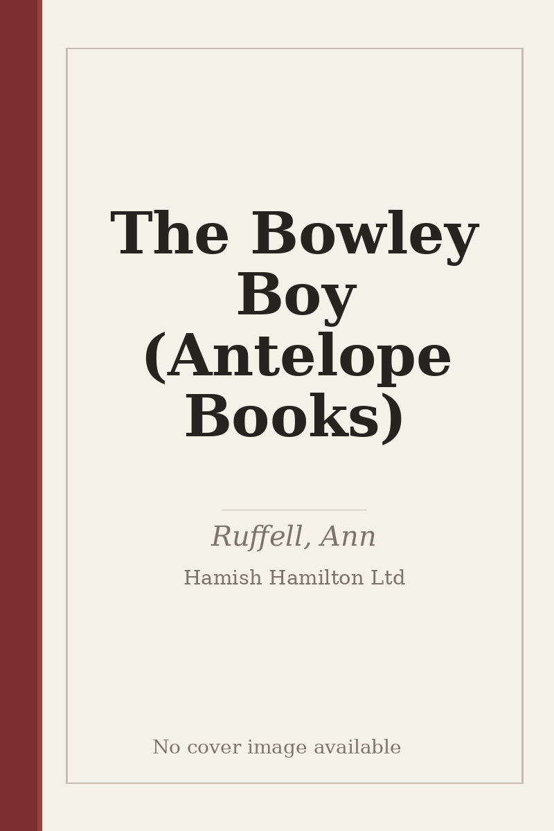 The Bowley Boy (Antelope Books) - no cover image available