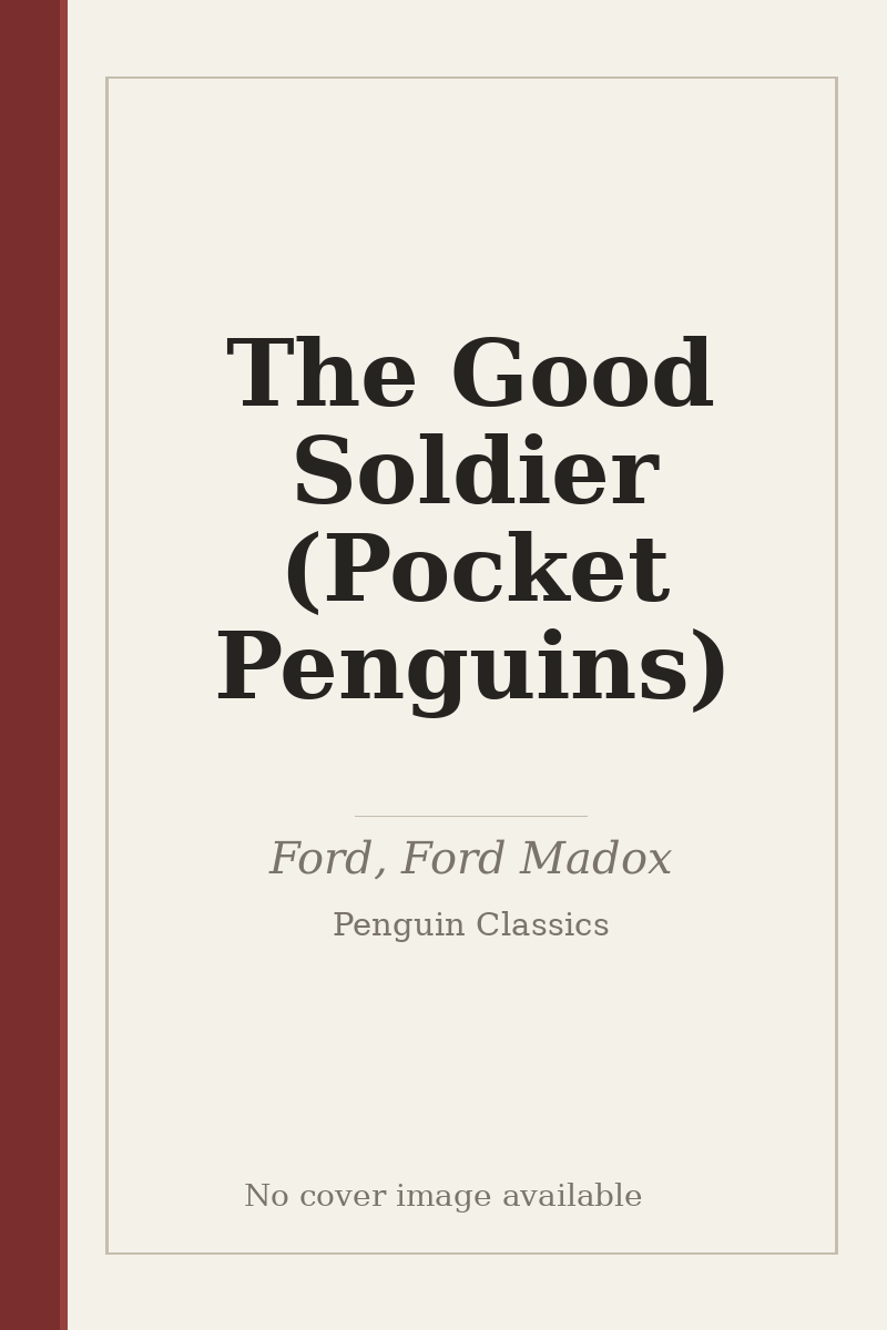 The Good Soldier (Pocket Penguins) - no cover image available