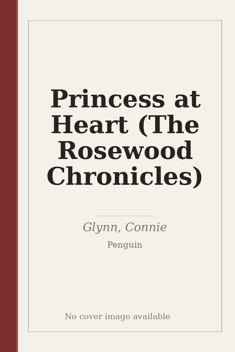 Princess at Heart (The Rosewood Chronicles) - no cover image available