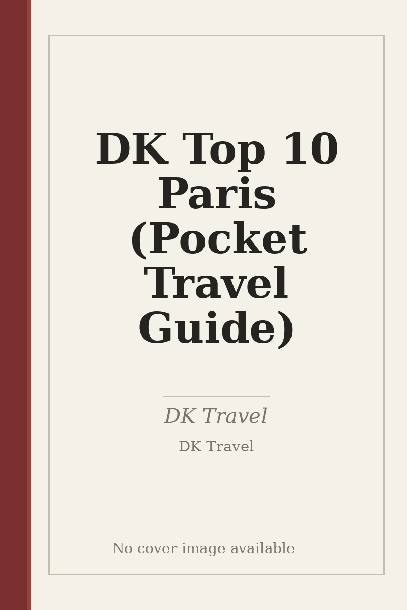 DK Top 10 Paris (Pocket Travel Guide) - no cover image available