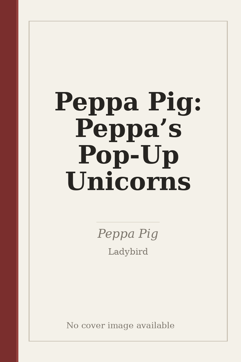 Peppa Pig: Peppa’s Pop-Up Unicorns - no cover image available
